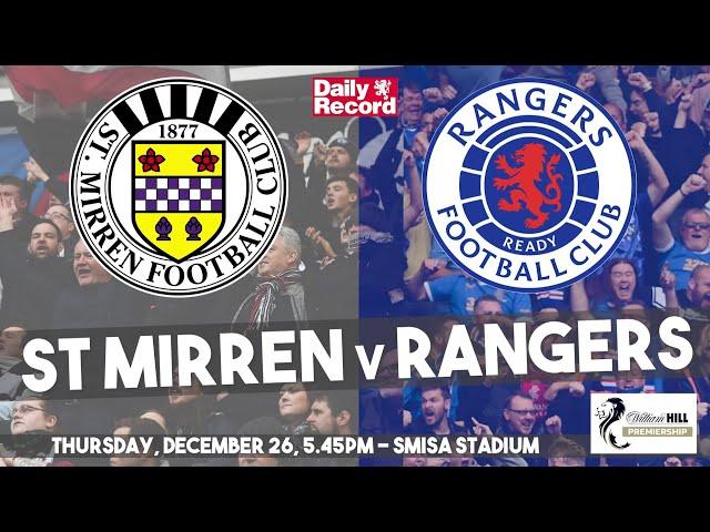 St Mirren v Rangers TV,  live stream details and team news in our Scottish Premiership preview