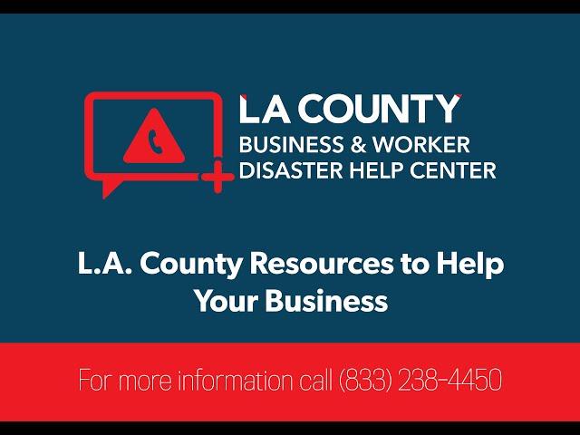 LA County Resources to Help Your Business Through a Public Health Emergency