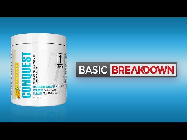 INSANE Test Booster! 1st Phorm Conquest Powder Supplement Review