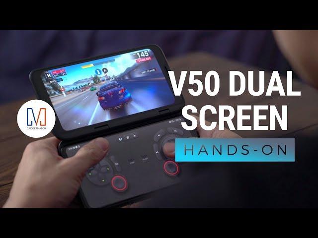 LG V50 ThinQ Dual Screen Unboxing and Hands-on