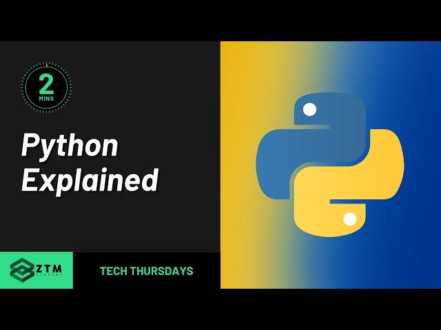 What is Python? | Python Explained in 2 Minutes For BEGINNERS.