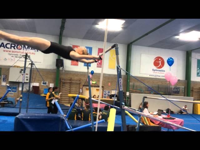 Uneven Bars routine, adult gymnastics, gymnastics for all, 29yr old gymnast