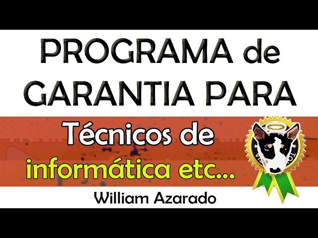 Garantia para técnicos de info etc...