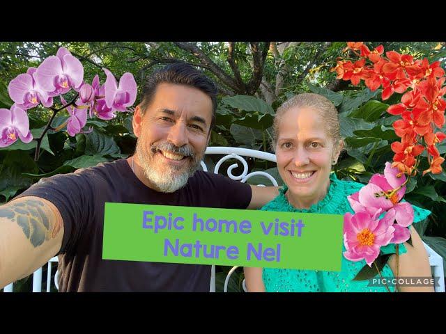 Epic home visit @naturenel ‘s orchid garden oasis