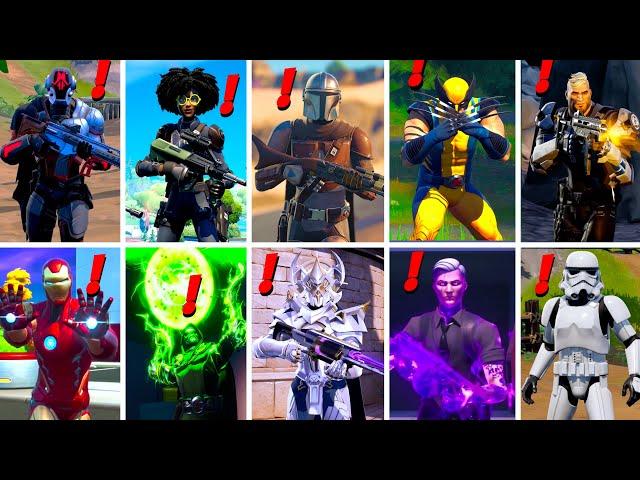 Evolution of All Bosses! - Fortnite Chapter 1 to Chapter 4!