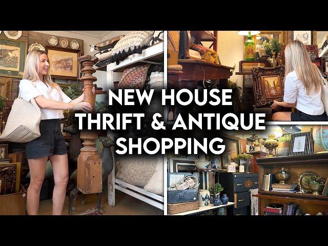 NEW HOUSE THRIFT & ANTIQUE SHOP WITH ME | INTERIOR DESIGN