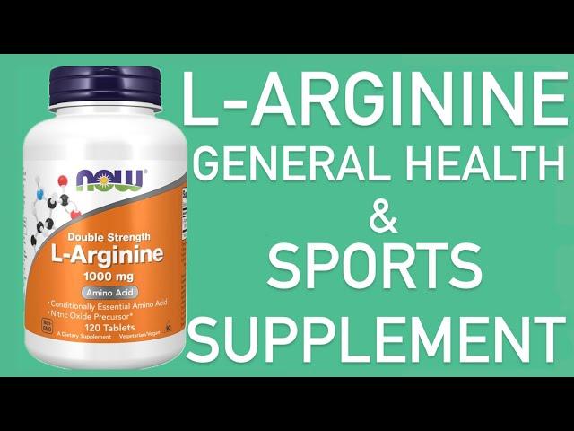 L-Arginine - Worst Supplement and Best Blood Health Medicine