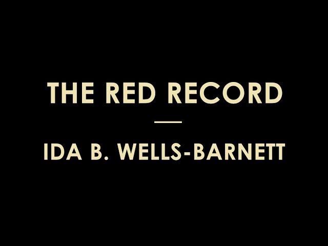 The Red Record by Ida B. Wells-Barnett - Full Audiobook