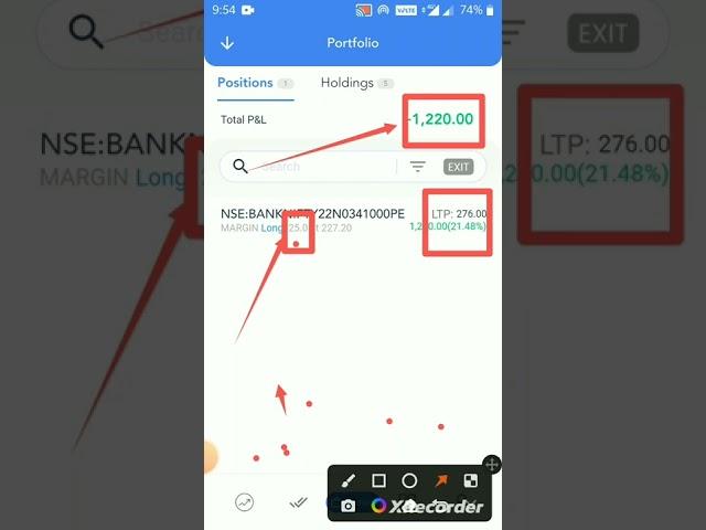 OPTION Trading Profit rofit #intraday #optionstrading