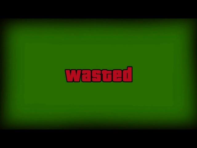 ФУТАЖ НА ЗЕЛЕНОМ ФОНЕ WASTED/FOOTAGE ON GREEN BACKGROUND WASTED