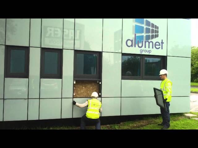 Alumet's new Schuco ERC 50 retrofit facade system on Jubilee House