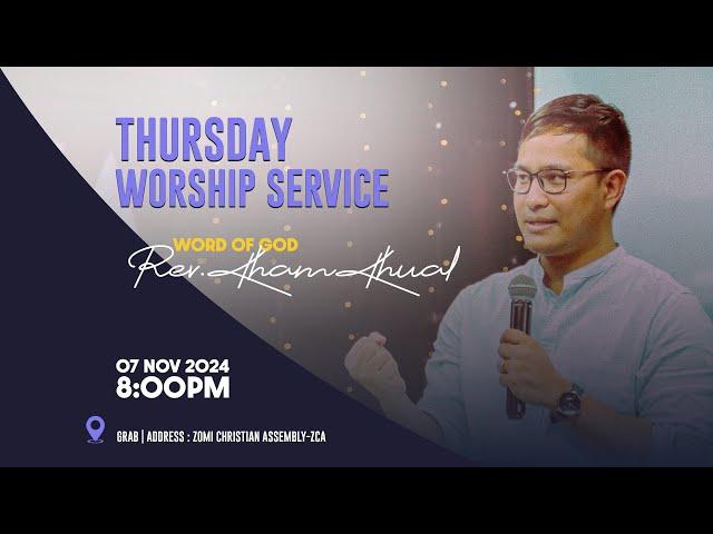 Thursday Worship service : Sermon | Rev.Khamkhual