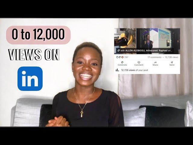 How i got 12,000 views on my first LinkedIn Post | My KPMG Nigeria internship experience (BIG4)