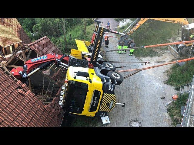 25 Dangerous Excavator, Crane & Truck Operator Fails | Trucks Fails, Excavator & Cranes Disaster