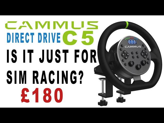 Cammus C5 Direct Drive Wheel UNBOXING & FIRST LOOK   |   Sim UK Reviews