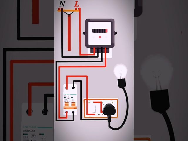 Dp MBC And RCCB || Wiring Connection #shorts