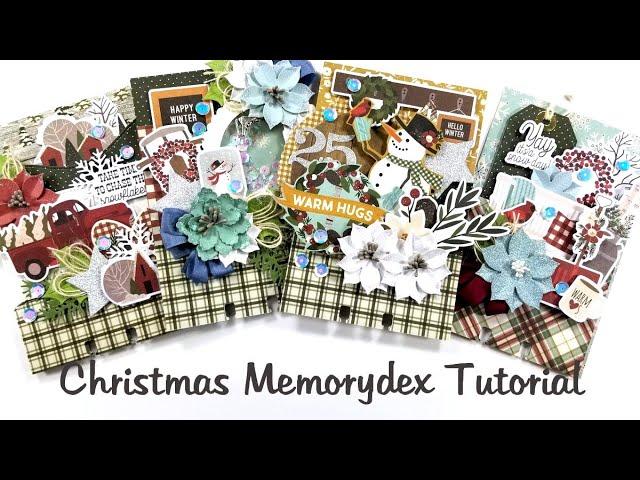 Christmas in July  2021 Memorydex Cards Polly's Paper Studio Tutorial Memory Keeping Scrapbooking