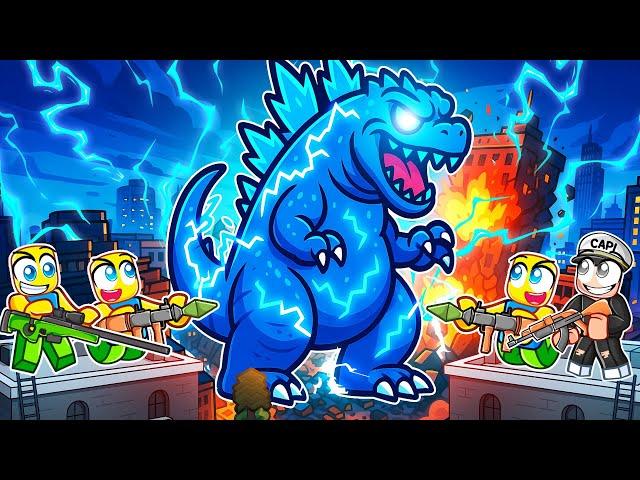 HUMANS vs GODZILLA in ROBLOX
