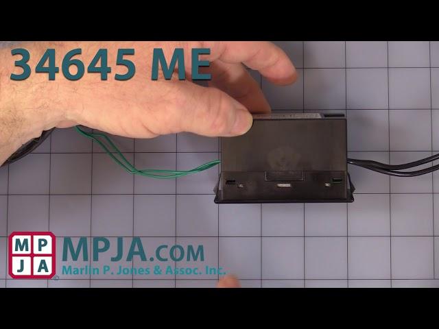 Color LCD Volt, Amp and Watt Panel Meter 34645 ME