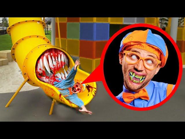 DRONE catches SLIDE EATER EATS BLIPPI and VLAD AND NIKi - Episode 6666666