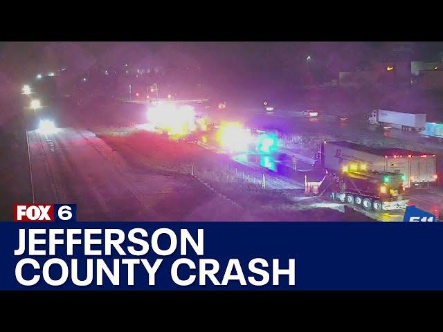 Jefferson County crash, I-94 WB at WIS 26 | FOX6 News Milwaukee