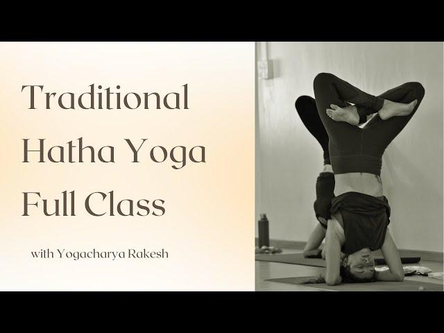 Hatha Yoga Traditional Class in Mysore India - One hour Full