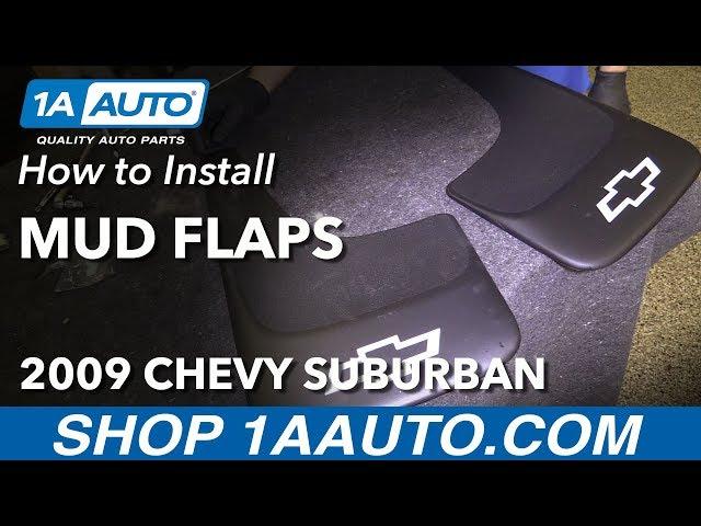 How to Install Rear Mud Flaps 01-14 Chevrolet Suburban