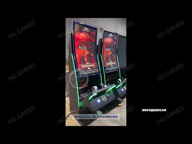 2025 New Skill Cabinet Style 43" Curved Touch Casino Gaming Slot Game Machine