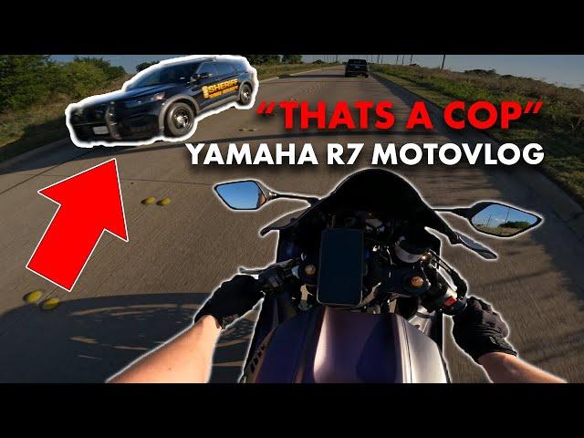 I Took My Yamaha R7 On A Ride In The Country | Motovlog