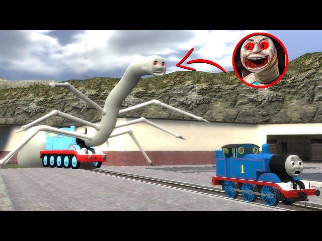 Building a Thomas Train Chased By New Cursed Thomas and Friends Family Monster In Garry's Mod!?`.