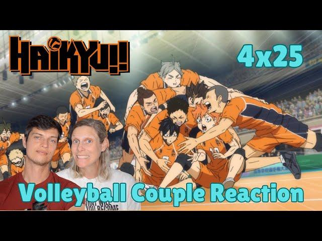Volleyball Couple Reaction to Haikyu!! S4E25: "The Promised Land"