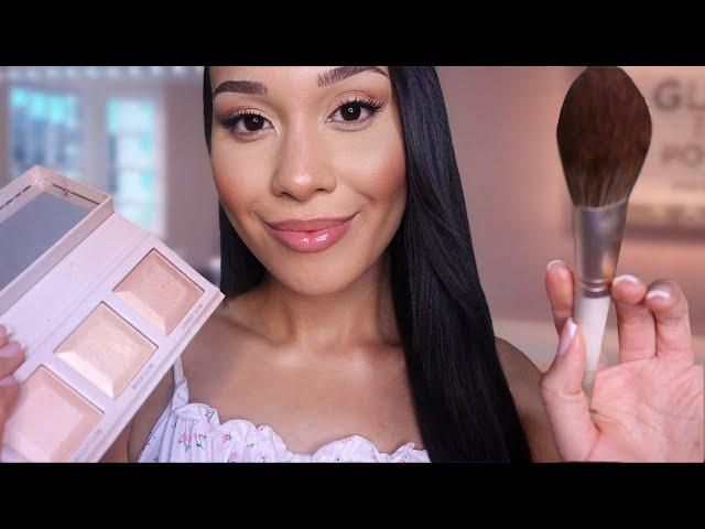 ASMR Makeup Roleplay | Relaxing Makeup application | Layered makeup sounds for sleep #makeup