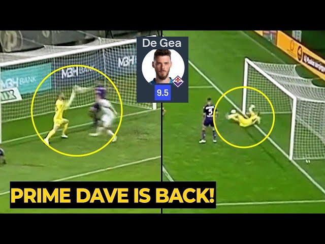 De Gea made several CRAZY SAVES helping 9 Fiorentina players DRAMATIC WIN in last night game