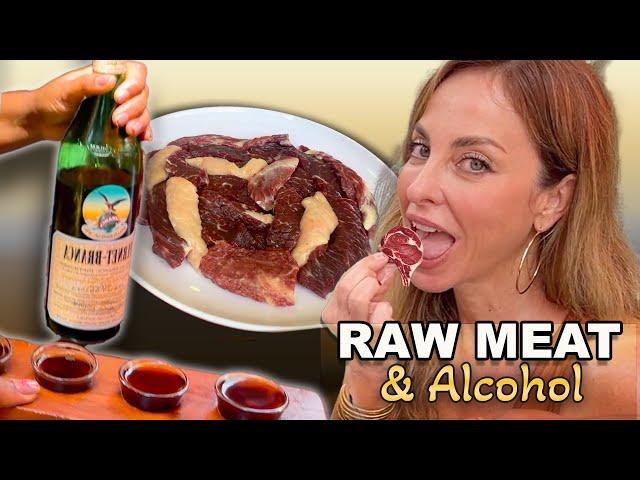 Raw Meat and Alcohol with Ethiopian friends | Ethiopian Food