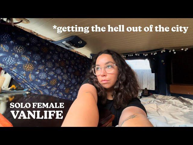 Secret River Spot, Killer Food & 103 Unbearable Heat | Solo Female Vanlife VLOG