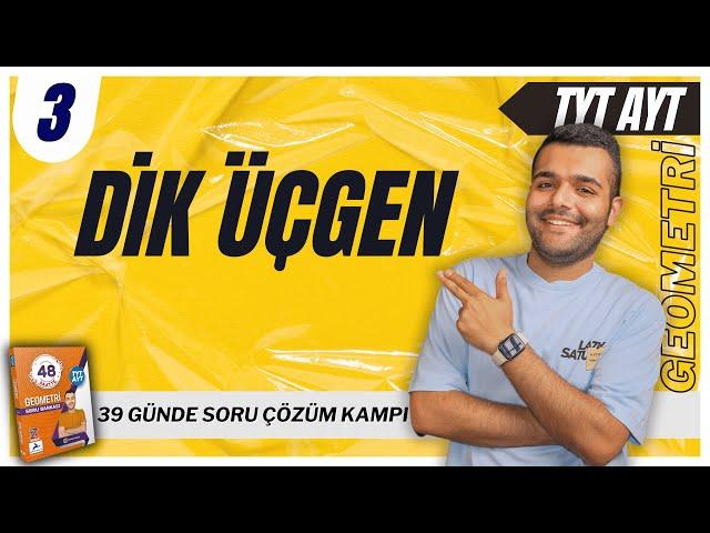 Dik Üçgen Soru Çözümü 39 Günde TYT-AYT Geometri Kampı | 3.Gün - Merkeze Teğet