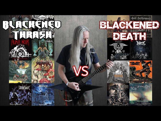 Blackened Thrash Metal VS Blackened Death Metal (Ultimate Guitar Riffs Battle)