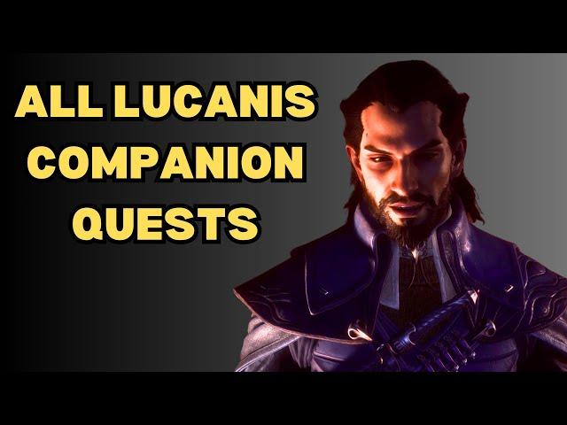 All Lucanis Companion Quest with Timestamp - Dragon Age Veilguard