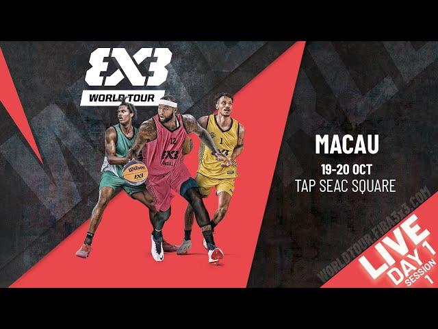 RE-LIVE | FIBA 3x3 World Tour Macau 2024 | Day 1 - Session 1