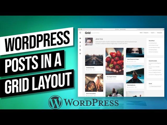 How to Display Your WordPress Posts in a Grid Layout