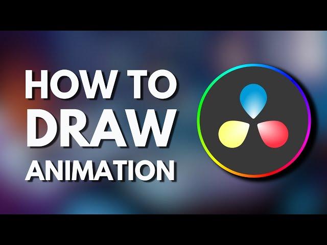 How To Draw in Davinci Resolve 18 | Create Animation in Seconds | Davinci Resolve Tutorial