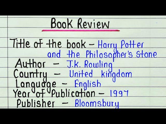 Harry Potter book review in english || Book review on Harry Potter and the philosopher’s stone