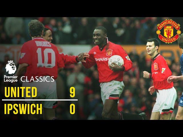 Manchester United 9-0 Ipswich Town (94/95) | Premier League Classics | Manchester United