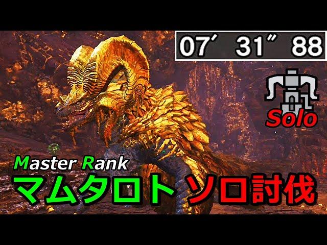 MHW Iceborne | MR Kulve Taroth Solo Heavy Bowgun 7:32 【HBG】