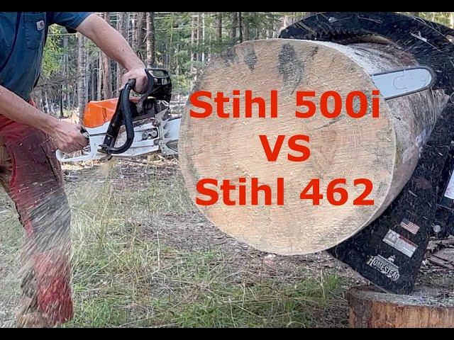 Stihl 500i & 462 Compared