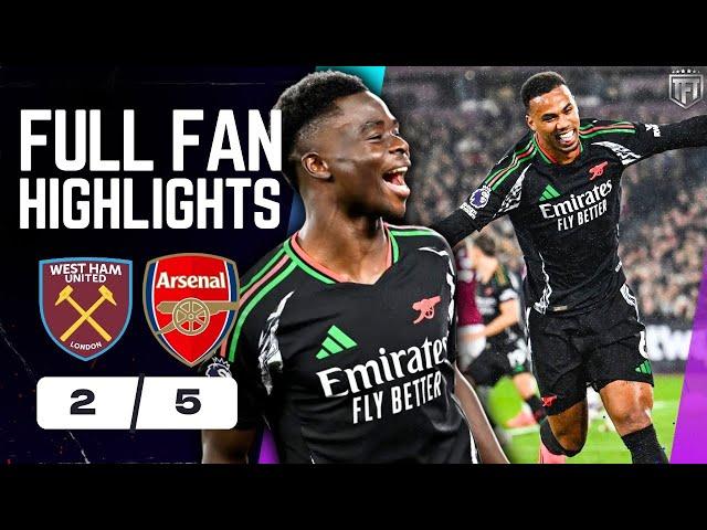 Arsenal DESTROY West Ham & HUNT Liverpool! West Ham 2-5 Arsenal Highlights