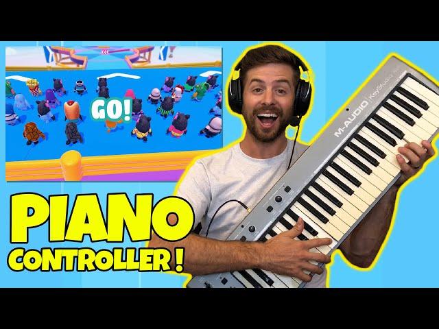 Gaming with a Piano Controller!