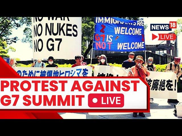 Japanese Activists Protest Against G7 Leaders' Summit In Hiroshima | G7 Summit 2023 LIVE News