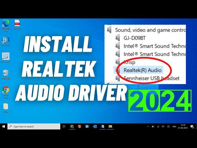 How to Install Realtek Audio Driver on Windows 11/10 (2024) | Step-by-Step Guide