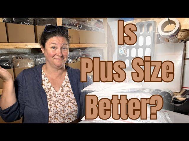 Selling Plus Sized Clothes on eBay and Poshmark | What Sold | Ship with Me